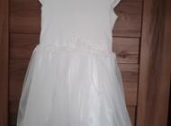 Grajewo ogłoszenia: Sukienka dziewczęca elegancka stan bardzo dobry dla dziewczynki 7-... - zdjęcie